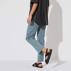 <span class=keywords><strong>Sandali</strong></span> piatti con lacci alla caviglia da <span class=keywords><strong>donna</strong></span> e uomo, con punta tonda e fondo in legno, <span class=keywords><strong>suola</strong></span> spessa, estivi, modello 2026 - Product Image 6