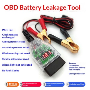 Outil de remplacement de batterie sans interruption pour voiture OBD avec fonction de sauvegarde de la mémoire en cas de panne de courant et détection de fuite OLIVER Fitment - Product Image 2