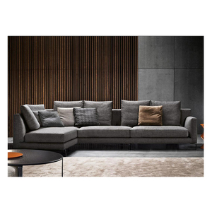 Modern Luxury <strong>Sofa</strong> New Design Solid <strong>Wood</strong> <strong>Frame</strong> Couch Sectional <strong>Sofa</strong> for Home Living Room Furniture - Product Image 1