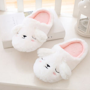 Pantoufles antidérapantes en coton à imprimé dessin animé <span class=keywords><strong>pour</strong></span> femmes, automne et hiver - Product Image 6