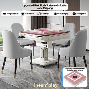 Inean automatique silencieux Mahjong Table électrique pliante Machine réduction du bruit pour la maison et la couverture de Casino gain de place sans poussée - Product Image 6
