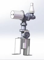 Buse 1D DN40 / Buse oscillante 1D / Buse numérique 1D / Fontaine numérique 1D / Fontaine à eau de mer / Oscillation DMX 1D / Matériau PA numérique DMX 1D