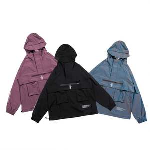 Veste coupe-vent softshell personnalisée avec logo pour homme, grande taille, imperméable, pour l'extérieur, pour l'hiver - Product Image 3