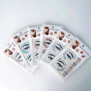 Pegatina de <span class=keywords><strong>diamante</strong></span> de ceja de resina transfronteriza de Color, pegatina de <span class=keywords><strong>diamante</strong></span> <span class=keywords><strong>para</strong></span> uñas, tatuaje de maquillaje de ojos <span class=keywords><strong>para</strong></span> cara, pegatina de <span class=keywords><strong>diamante</strong></span> Acrílico - Product Image 2