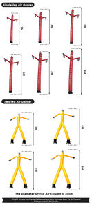 FEAMONT Sky Dancer iklan botol tiup Model bir kedap udara untuk promosi Bar harga bagus - Product Image 6