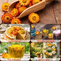 Thé aux fleurs de chrysanthème colorées de qualité supérieure / Thé aromatisé aux fleurs séchées d'Helichrysum Bracteatum