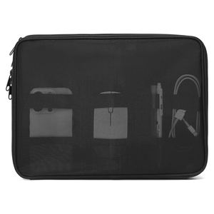 Grand sac de transport en polyester de <span class=keywords><strong>13</strong></span> pouces et 15 pouces avec pochette pour ordinateur portable en maille transparente pour femmes - Product Image 1