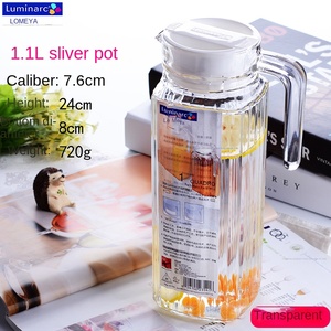 Théière de restaurant Le Meiya Bouilloire en <span class=keywords><strong>verre</strong></span> transparent épais Résistant aux hautes températures Pot <span class=keywords><strong>à</strong></span> bec de canard Design Vente en gros pour thé - Product Image 6