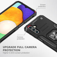 Coque de téléphone à anneau magnétique antichoc en TPU Offre Spéciale pour Samsung A13 4G housse de téléphone noire pour Samsung A15 A25 A35 A55
