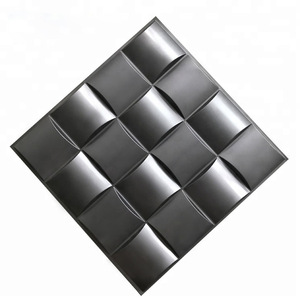 Panel de pared de PVC estéreo 3D al por mayor transfronterizo, pegatina de pared de fondo impermeable fácil de instalar para decoración de apartamentos - Product Image 4