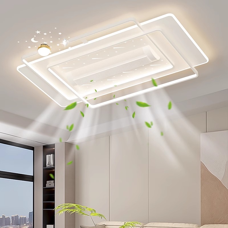 Dining Room Living Room Ceiling Fan Lamp Smart LED Ceiling Modern Home Fan Lamp Indoor Remote Ceiling Fan Lamp