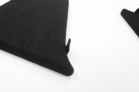 Couvercle de coffre arrière pour Tesla Model Y Berlin Austin Couvercle de boîte de rangement latéral Flanelle Daim Floqué Caps Accessoires d'intérieur de voiture