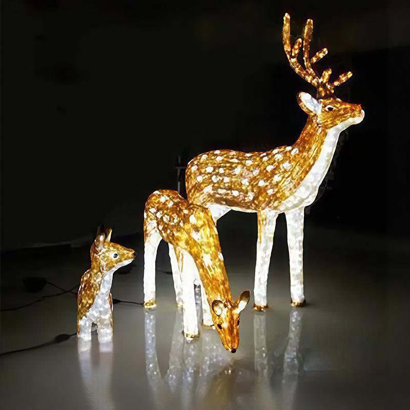Park decoration Elk deer landscape light low voltage LED landscape pathway lights IP65 for park garden plaza