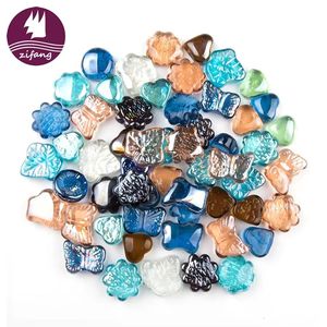 Acquario all'ingrosso della fabbrica ornamenti colorati serbatoio di pesce pietre di forma di organismo marino Custom cristallo di <span class=keywords><strong>pietra</strong></span> di vetro - Product Image 6