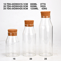Pot à café en verre sous vide / Bocal à café en verre borosilicate / Contenant hermétique