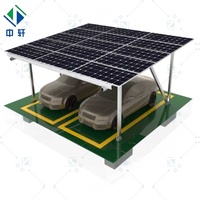 Sistema de Montaje para Carport Solar de Acero HDG, Estructura Fotovoltaica de Alta Resistencia para Contratistas de Proyectos de Estacionamientos Comerciales