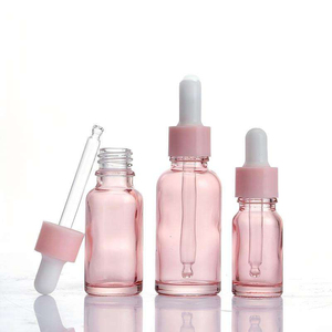 1oz 2oz Colorful Glass Essential Oil <b>Bottle</b> with <b>Dropper</b> and Screen Printed Design Gold Silver Black White Caps - Product Image 1