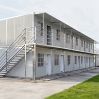 Casa Prefabricada de Acero Ligero de Ensamblaje Rápido, 20 pies, Curva, con Energía Solar, Modular, para Dormitorio u Oficina en Exteriores