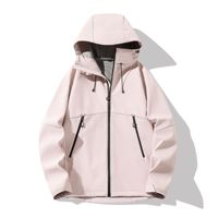 Nouvelle veste bomber réversible en softshell enduit pour l'hiver, décontractée, coupe-vent, imperméable, à capuche, confortable, pour les sports de plein air, pour couple