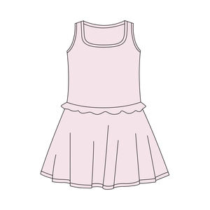 GSD3741 Vente en gros Nouvelle robe pour enfants style boutique Ensemble rose uni pour petite fille Sans MOQ ODM - Product Image 1
