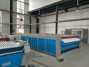 Repasseuse à linge commerciale entièrement automatique, industrie hôtelière, <span class=keywords><strong>machine</strong></span> à repasser électrique à plat après le nettoyage à sec - Product Image 6