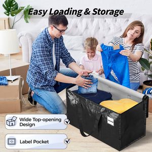 Custom Waterproof Transparent Quilts Clothes <strong>Storage</strong> <strong>Bag</strong> Coated Woven Clear Heavy Duty <strong>Extra</strong> <strong>Large</strong> Moving <strong>Bag</strong> - Product Image 2