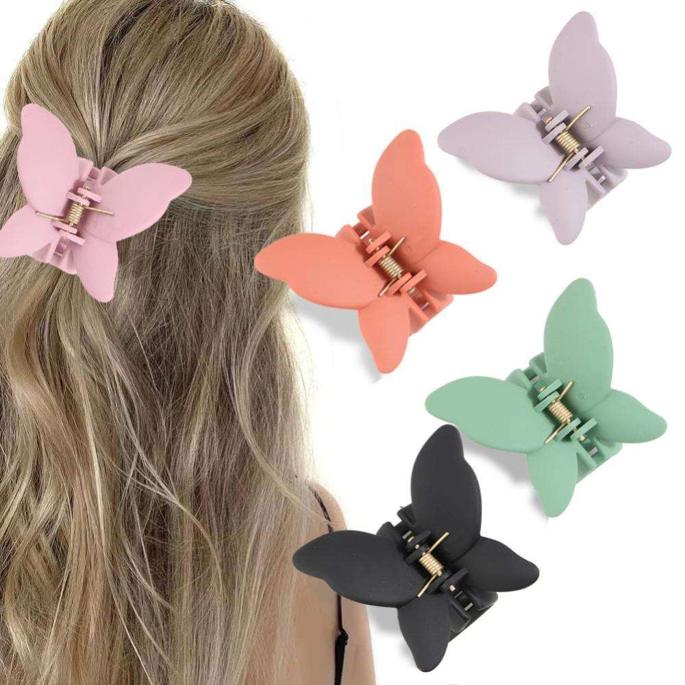 Butterfly Claw Clips Medium Butterfly Hair Clip Strong Hold Claw Clips for  Women Girls Trendy Hairpin Headdress Hair Accessories