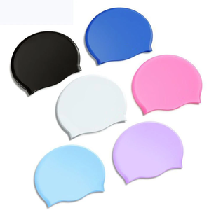 <span class=keywords><strong>Gorro</strong></span> de baño para adultos de un solo color resistente al agua de silicona 100% con logotipo personalizado para deportes de natación <span class=keywords><strong>gorro</strong></span> de natación de Color puro de alta elasticidad - Product Image 3