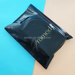 Personnalisé propre logo imprimé pvc sac à provisions en plastique avec poignée découpé sac à provisions en plastique