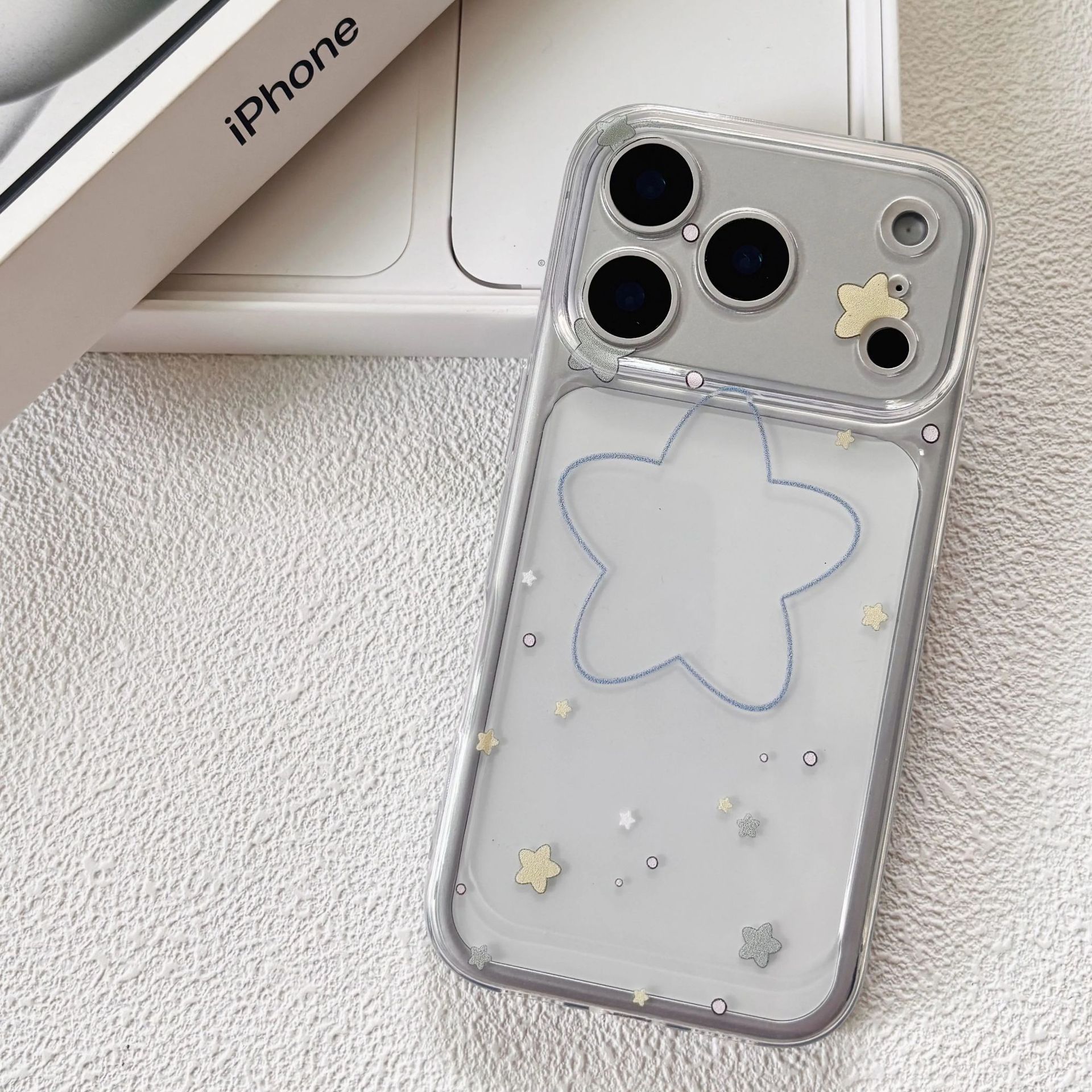 Niche blue line stars