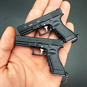 Mô hình súng ngắn Glk 17 kim loại tỷ lệ 1/3, đồ chơi có thể tháo rời, móc khóa, mặt dây chuyền, làm bằng hợp kim - Product Image 3