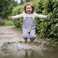 Salopette de pluie unisexe pour enfants en PU, durable, respirante et imperméable, avec bretelles réglables, idéale pour la randonnée et le quotidien