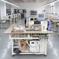 Machine à coudre automatique JUKI avec découpe laser pour la fabrication de poches à rabat