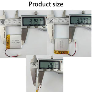 Yüksek sıcaklığa dayanıklı <span class=keywords><strong>3</strong></span>.7V 303030 210mah kese lityum polimer pil şarj edilebilir Lipo hücreleri oyuncaklar için güç araçları ev - Product Image 2