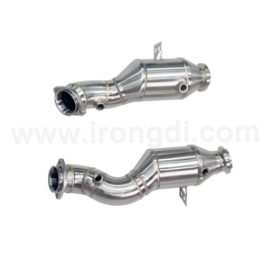 Tubo de Escape de Acero Inoxidable 304 para Benz Glc43 Glc450 X253 M276 3.0t 2017+, Tubo de Escape Recto - Product Image 2