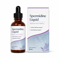 Extrait standardisé de germe de blé Spermidine liquide 5mg avec Trans-Resvératrol pour le renouvellement cellulaire et le soutien de la vitalité OEM