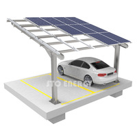 Prix de gros d'usine Carport T Frame PV Solar Carport Conception personnalisée Auvent de stationnement solaire Structure de montage d'abri de voiture en acier