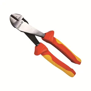 S604 SFREYA VDE 1000V Insulated Insulation Tools Double Color Heavy-Duty Electrical Diagonal Side Cutter Cutting Pliers