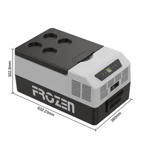 Réfrigérateur mobile portable avec logo personnalisé, réfrigérateur de voiture avec batterie intégrée, solaire 12V, congélateur, <span class=keywords><strong>prix</strong></span> des réfrigérateurs de <span class=keywords><strong>camping</strong></span> - Product Image 5