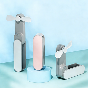 Mini Ventilador Portátil de Mano 2 en 1, Mini Ventilador USB Recargable de 1200 mAh, Ventilador Plegable de Mano para Exteriores - Product Image 1