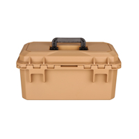 Boîte à outils étanche robuste RX-FA47-KS |   Options de protection IP67 et de serrure TSA |   Boîte de rangement à double couche en PP rigide