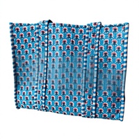 Sac fourre-tout en coton uni de haute qualité, imprimé à la main, sac à bandoulière en coton réutilisable, sac de plage