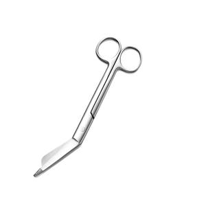 กรรไกรผ่าตัดแบบพกพาขนาด 14 ซม. 18 ซม. ทำจากสแตนเลส สำหรับใช้ในบ้าน ด้ามจับสีเงิน - Product Image 5