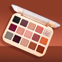 Créez votre propre marque privée, Palette d'ombres à paupières 9 couleurs captivantes, 15 ombres à paupières multi-finitions