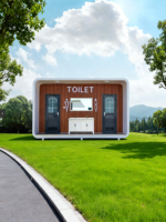 Toilettes portables écologiques haut de gamme Jiaxin pour attractions touristiques, parcs, toilettes mobiles de luxe pour l'extérieur, hommes et femmes, garantie 1 an