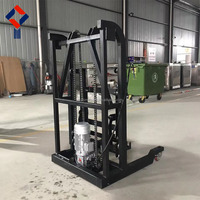 Lève-ordures motorisé pour déchets alimentaires de 1,6 à 10 m – Élévateur de poubelle hydraulique vertical pour le transport des déchets