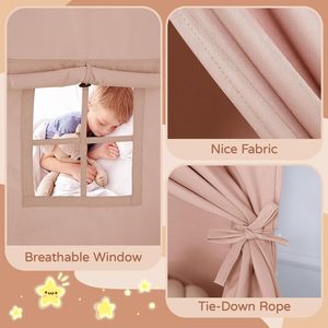 Grande tente de jeu château de princesse pour enfants, tente de jeu d'intérieur, maison de jeu pour enfants, château de princesse, tente pour garçons, cadeaux - Product Image 4