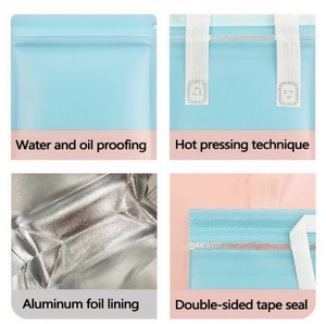 Sac fourre-tout isotherme en aluminium, imperméable, grande capacité, pour <span class=keywords><strong>livraison</strong></span> de <span class=keywords><strong>repas</strong></span> et emballage de déjeuner, personnalisable - Product Image 5