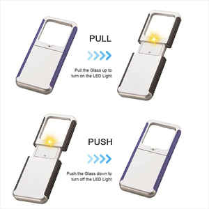 แว่นขยาย LED ขนาดเล็กแบบปรับแต่งได้ พร้อมไฟอัตโนมัติ ดีไซน์เลื่อนออกได้ แข็งแรง ทนทาน โซลูชั่นการจัดหาสินค้าแบบ B2B - Product Image 3