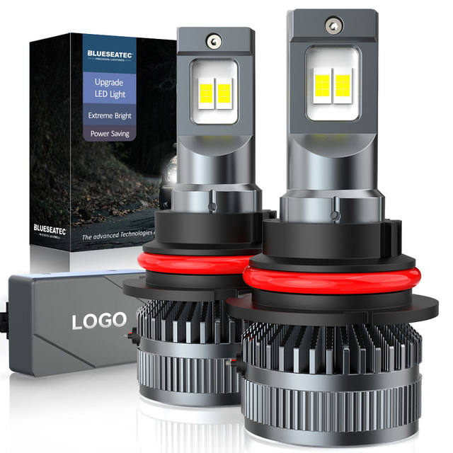 Customized 150W 15000 Lumen 9V to 60V Ultra Mini Size Car Led Headlight Bulb High Low Beam H4 H13 Hi/lo CSP Chip 9004 9007